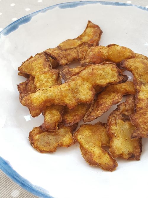 Chips di bucce di patate piccanti